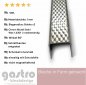 Preview: Edelstahl U-Profil , 5wl gemustert, 1,0 mm stark, Einfass Profil
